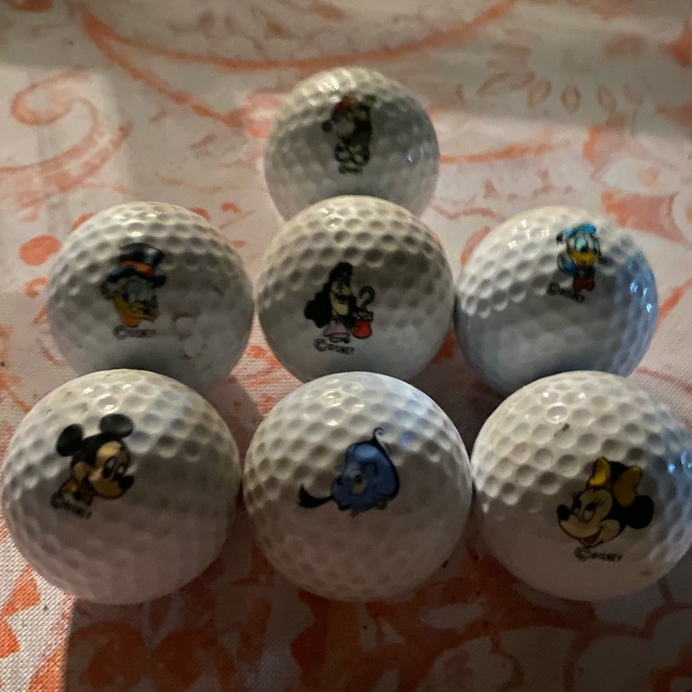 Disney Character Golf Balls. Set of 10.Pinnacle.